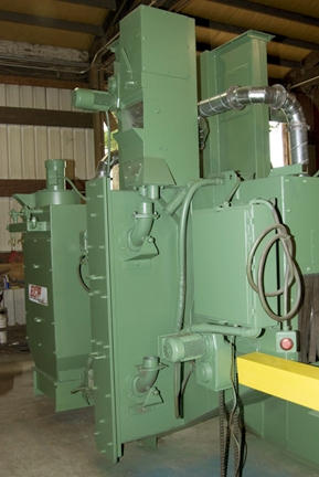 Wheelabrator 4 Wheel Pass Through Machine, Machine ID: 5483